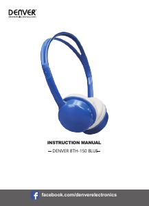 Instrukcja Denver BTH-150 Słuchawki