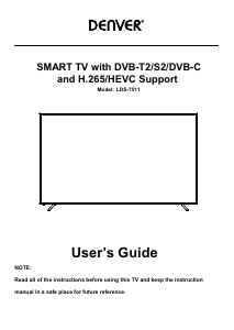 Manual Denver LDS-7511 LED Television