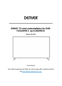 Brugsanvisning Denver LDS-5575 LED TV