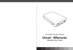 Manual Denver PQC-10005 Carregador portátil