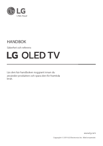 Manual de uso LG OLED55B9PLA Televisor de OLED