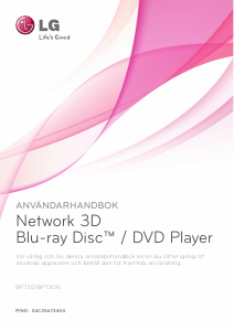 Bruksanvisning LG BP730N Blu-ray spelare