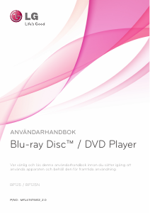 Bruksanvisning LG BP125N Blu-ray spelare