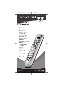 Manual Philips SBC RU 545 Remote Control