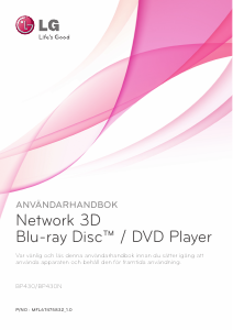 Bruksanvisning LG BP430N Blu-ray spelare