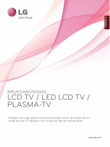Bruksanvisning LG 55LE850N LED TV