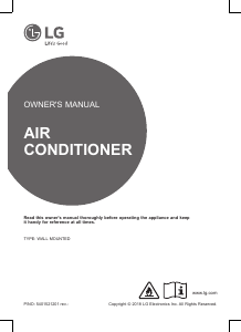 Manual LG D09TR Air Conditioner