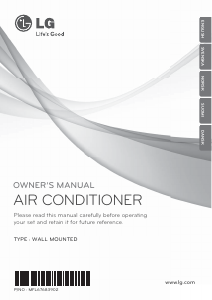 Manual LG CA12LHV Air Conditioner
