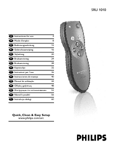 Bedienungsanleitung Philips SRU1010 Fernbedienung