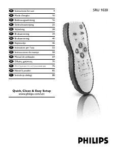 Manuale Philips SRU1020 Telecomando