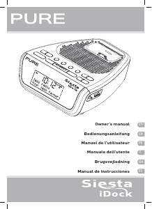 Manual de uso Pure Siesta iDock Radiodespertador