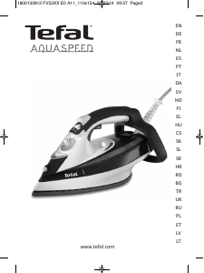 Manual de uso Tefal FV5390G0 Aquaspeed Plancha