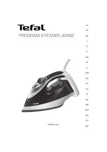 Manuale Tefal FV9330S0 Program 8 Power Jeans Ferro da stiro