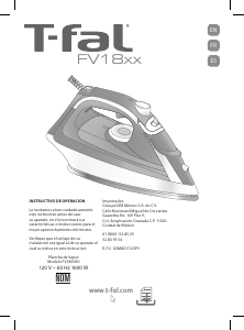 Manual Tefal FV1868X0 Iron