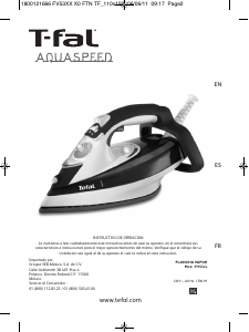 Manual de uso Tefal FV5335Q0 Aquaspeed Plancha