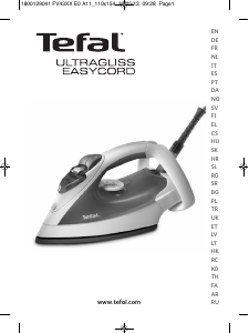 Manual de uso Tefal FV4350G1 Ultraglide Easycord Plancha