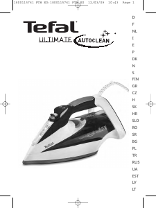 Instrukcja Tefal FV9547E2 Ultimate Autoclean Żelazko