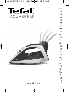 Käyttöohje Tefal FV5266Y0 Aquaspeed Silitysrauta