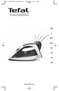 Manual Tefal FV5215Z0 Aquaspeed Iron