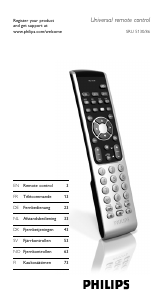 Manual Philips SRU5130 Remote Control