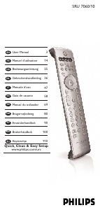 Manuale Philips SRU7060 Telecomando