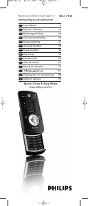 Manual Philips SRU7140 Remote Control
