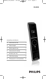 Manuale Philips SRU8008 Telecomando