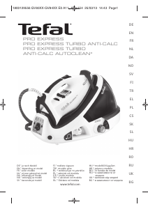 Manuál Tefal GV8310E0 Žehlička