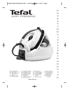 Manuale Tefal GV5235E0 Easy Pressing Ferro da stiro