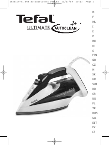 Manual de uso Tefal FV9510E0 Ultimate Autoclean Plancha