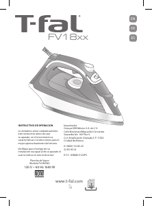 Manual Tefal FV1862X0 Iron