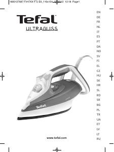 Manuale Tefal FV4640E0 Ultragliss Ferro da stiro