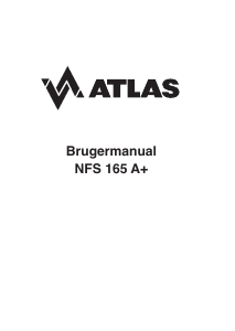 Brugsanvisning Atlas NFS 165 Fryser