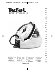 Manual Tefal GV5225E0CH Easy Pressing Ferro
