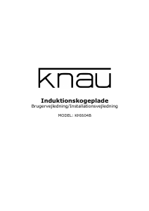 Brugsanvisning Knau KHI604B Kogesektion