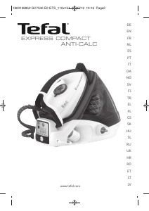 Manuale Tefal GV7340CH Express Compact Anti-Calc Ferro da stiro