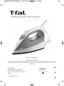 Manual de uso Tefal FV2280Q0 Primaglide Diffusion Plancha