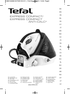 Instrukcja Tefal GV7341G0 Żelazko