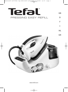 Manuale Tefal GV7070G8 Pressing Easy Refill Ferro da stiro