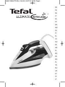 Manual de uso Tefal FV9440E2 Ultimate Autoclean Plancha