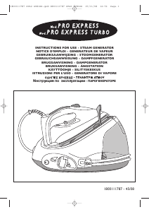 Bruksanvisning Tefal GV8110D0 Strykejern