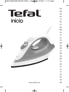 Návod Tefal FV1245M0 Inicio Žehlička