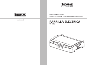 Manual de uso Thomas TH-224 Grill de contacto