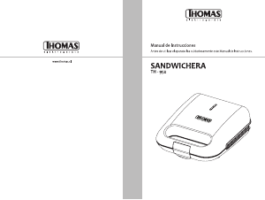 Manual de uso Thomas TH-952 Grill de contacto