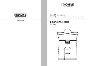 Manual de uso Thomas TH-1225i Exprimidor de cítricos
