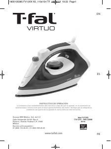 كتيب Tefal FV1310X1 Virtuo مكواة