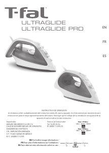 Priručnik Tefal FV2614X0 Ultraglide Pro Glačalo