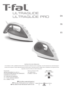 Vadovas Tefal FV2628Q0 Ultraglide Pro Lygintuvas