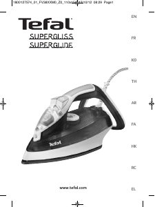 Manuale Tefal FV3826M0 Ferro da stiro