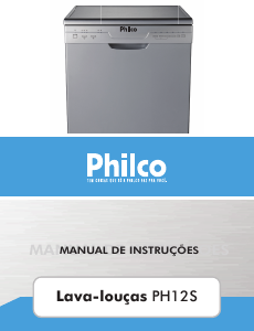 Manual Philco PH12s Máquina de lavar louça